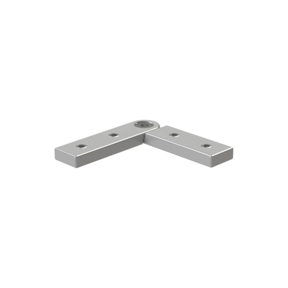 Aluminium 90 - 180 Degree Adjustable Connector Horizontal Mill Finish