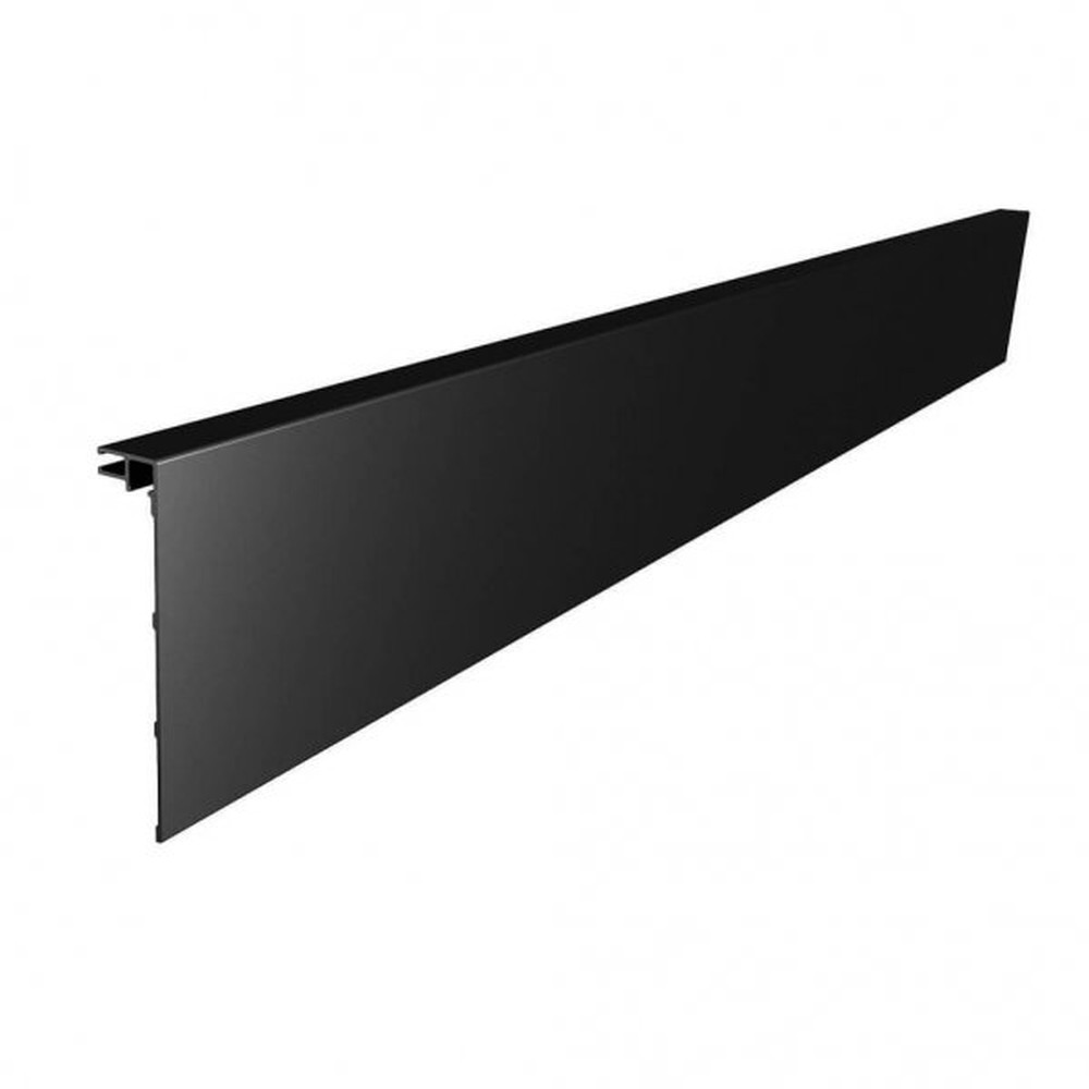 Side Cladding - Black Brushed Finish fits one side on a 3m length(Posi-Glaze)