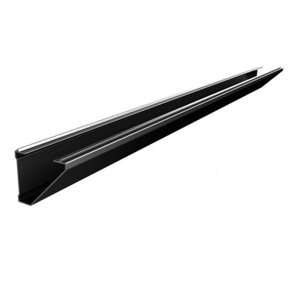Underside Cladding - Black Brushed Finish fits one 3m length (Posi-Glaze)