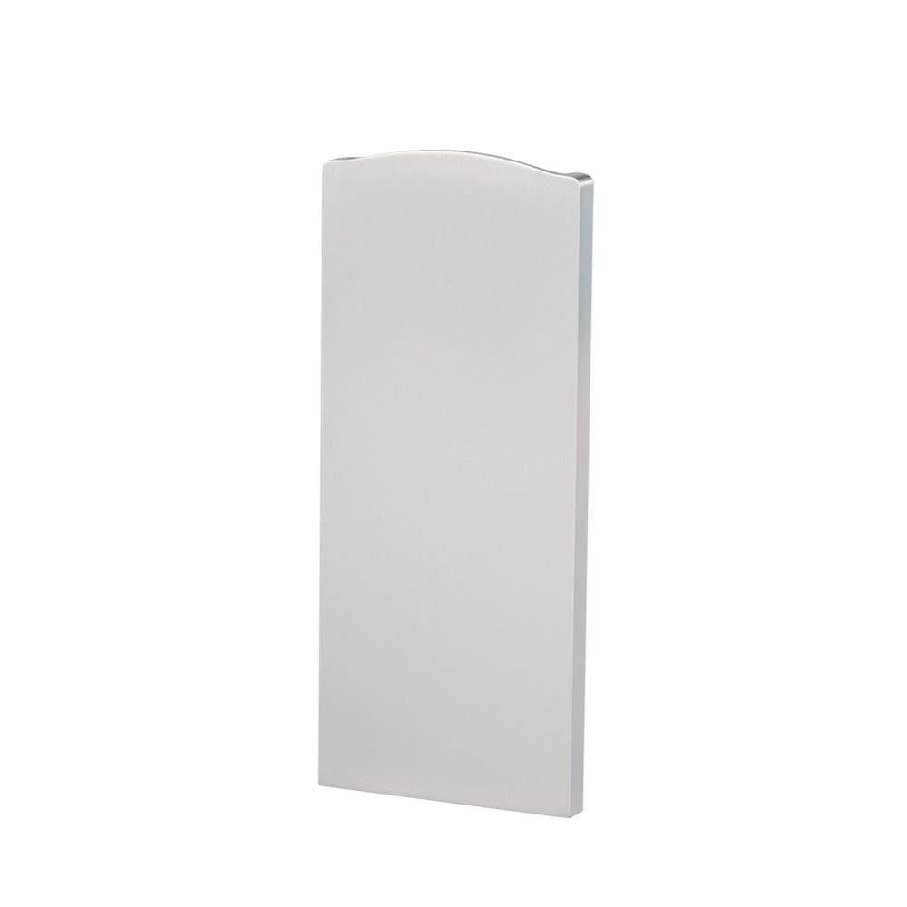 OnLevel 3010 Left End Cap Anodised For Base Fix Channel No Cladding