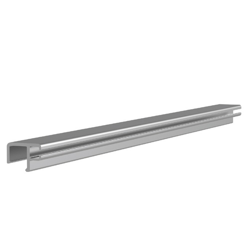 Top Cladding - 3m Long Silver Matt Anodised