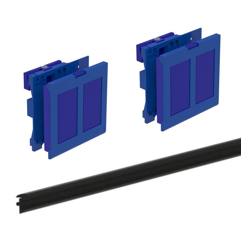 Adjustable Wedge Pack 20.76/21.5mm Glass Includes Rubber & Wedges for 2.5m Length