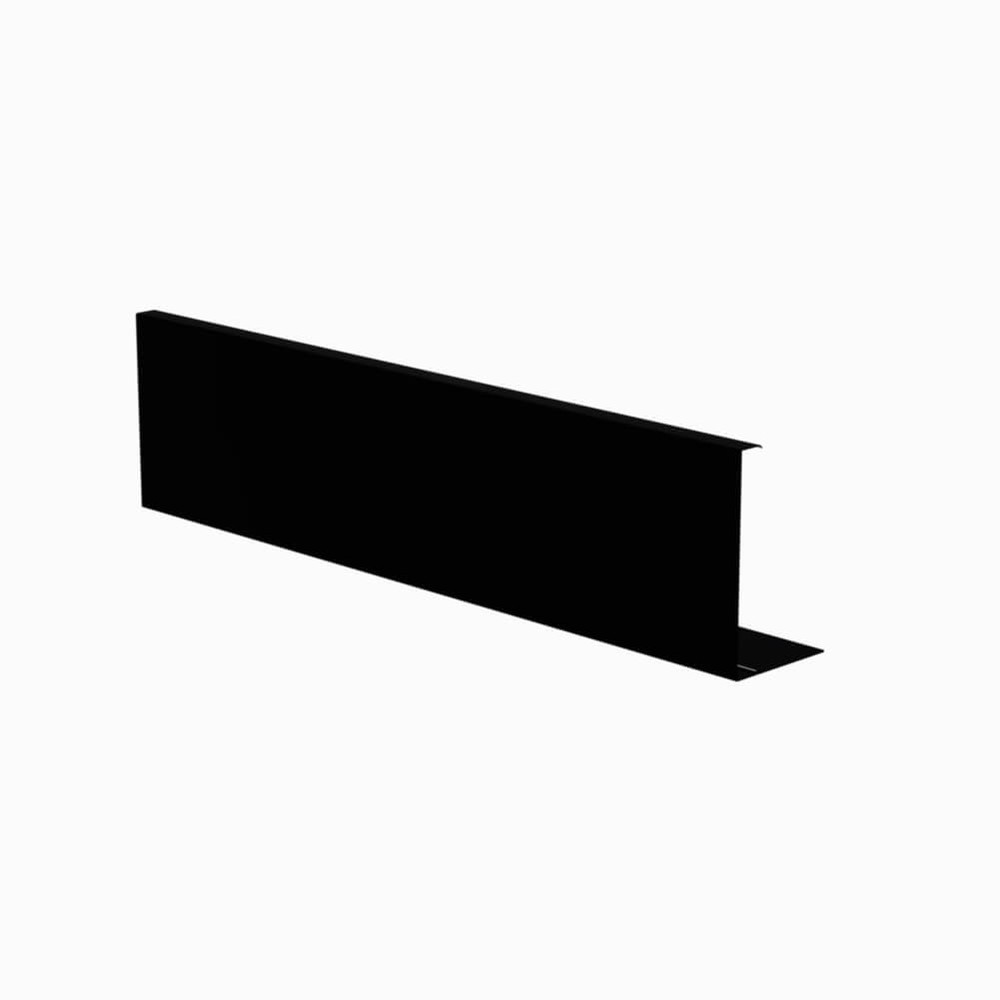 Cladding for Side Fix Channel - 2.5M PPC Black