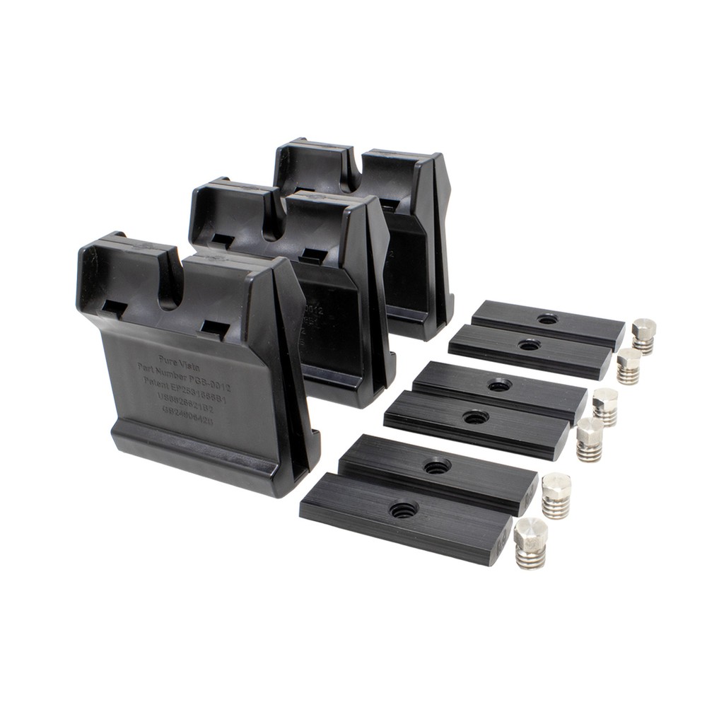 21.5mm Clamp Kit incl Clamps, Bars & Bolts POSI-Lite Frameless Glass Balustrade