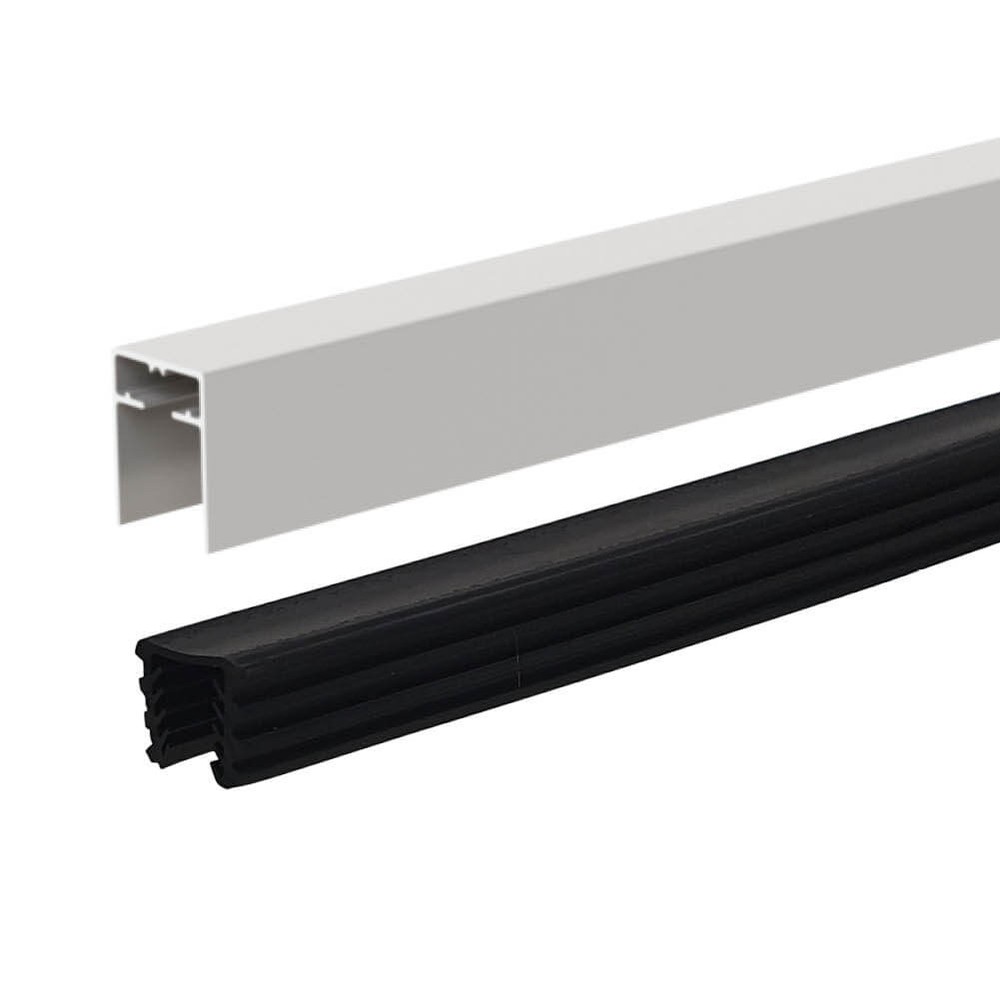 Satin 707 Rectangular Top Rail For 21.5 mm Metre Rate - Aluminium