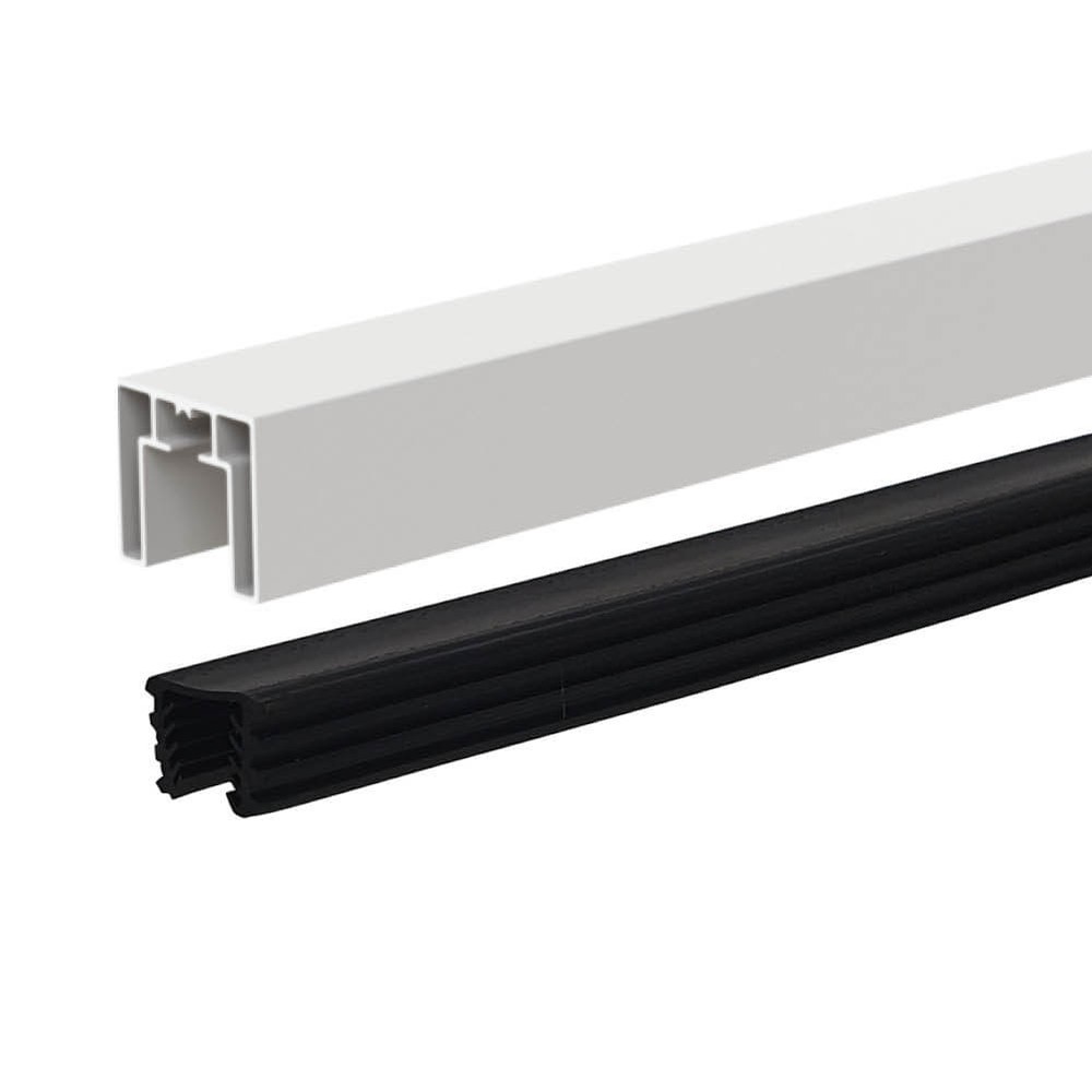 Satin 707 Square Top Rail - For 10mm Metre Rate - Aluminium
