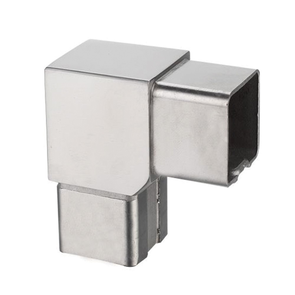 Square Elbow - 90 degree Corner 40 x 40mm Box - 316 stainless steel