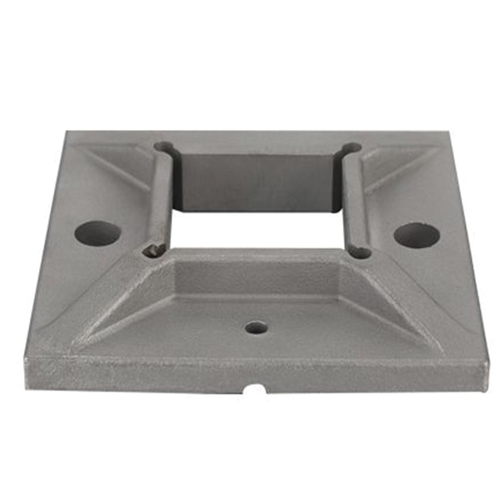 Base Plate - For 40 x 40mm box section 316 stainless steel - F H Brundle