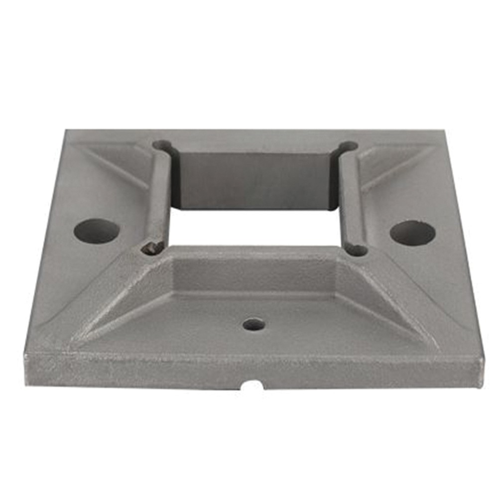 Base Plate - For 40 x 40mm box section 316 stainless steel