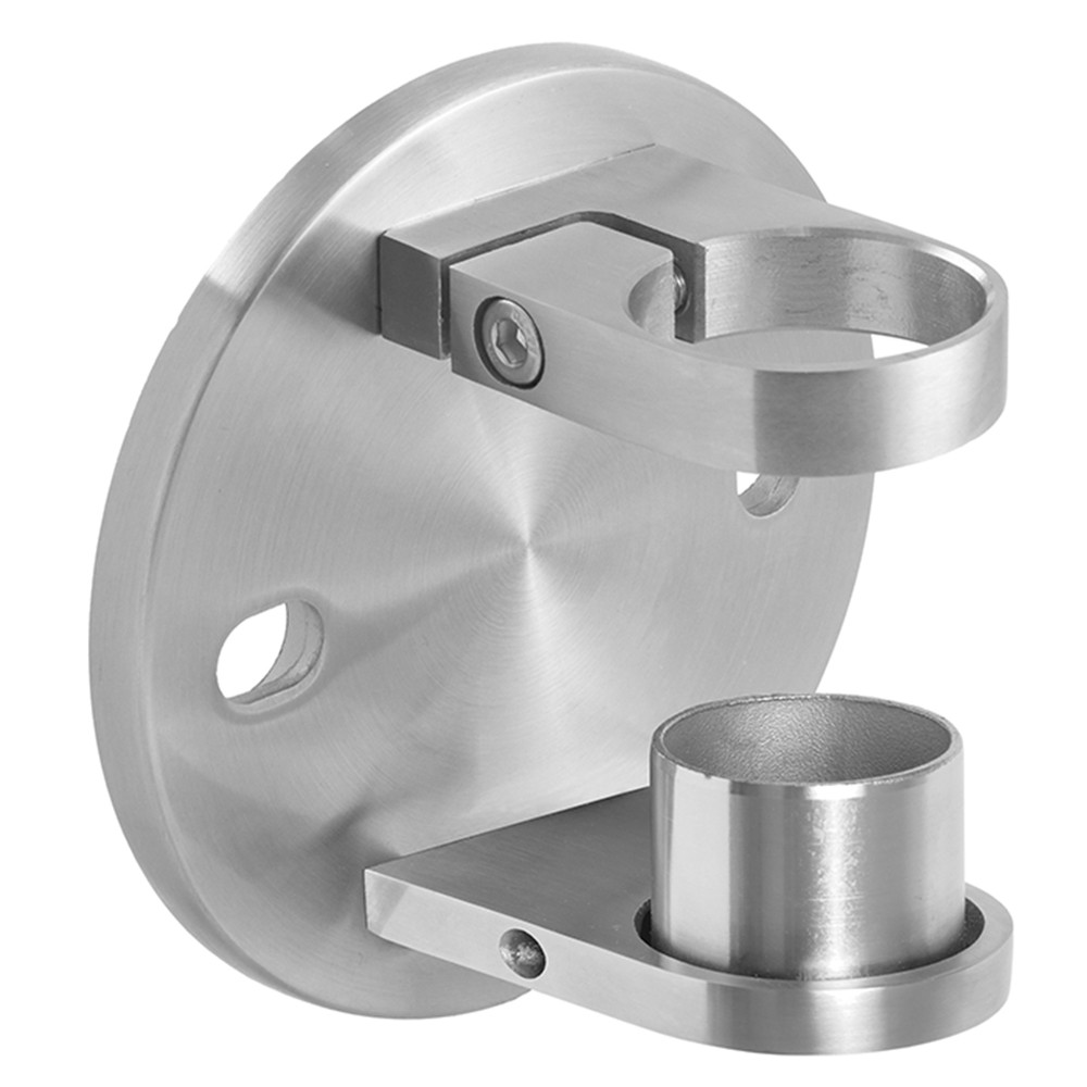 Baluster Bracket Round C/W Fixed Support 48.3mm Fix