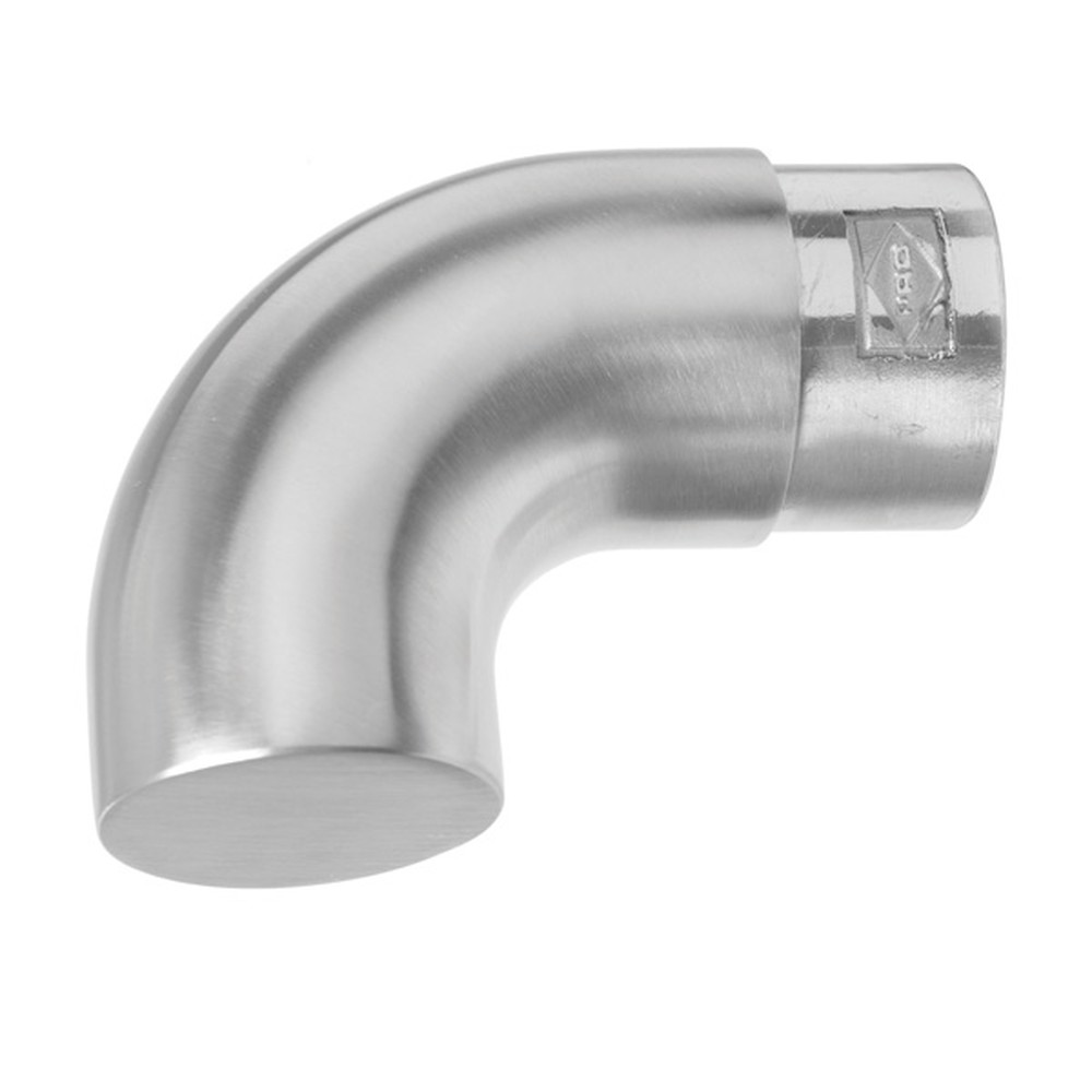90 Degree Flush Angle Scroll End 42.4mm Fix S/S 316
