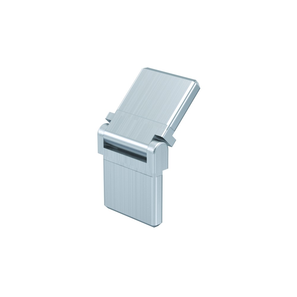 Satin polish Stainless steel 316 adjustable vertical corner to suit our 40 x 10mm rectangular handra