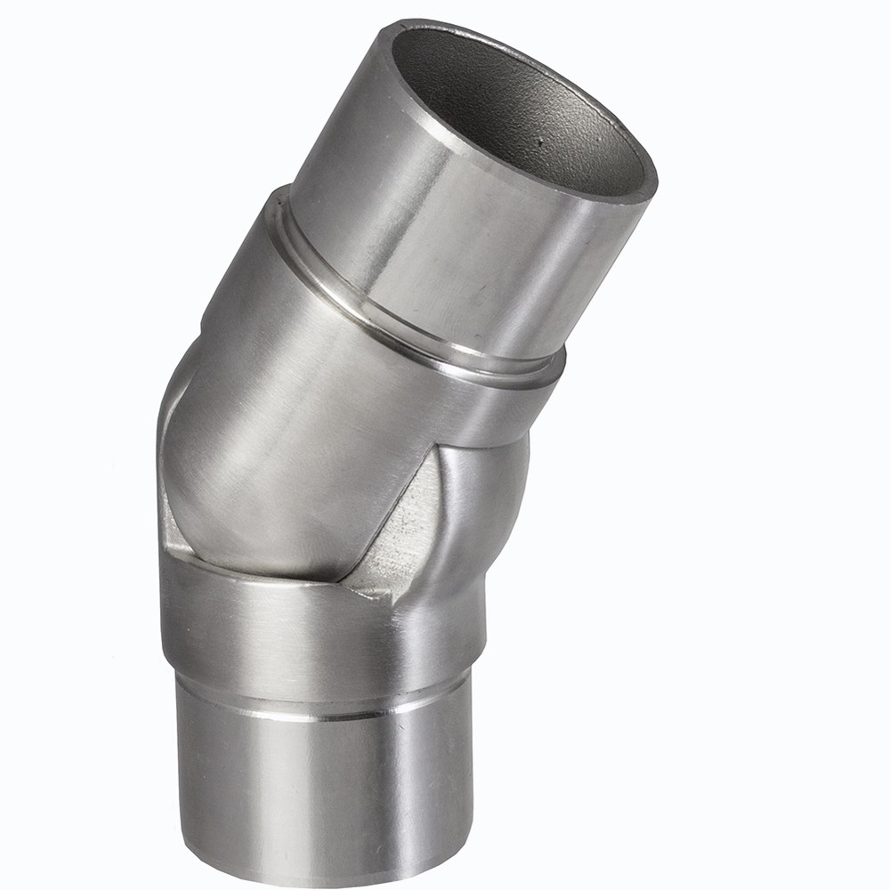 Adjustable Elbow - Smooth To Touch 48.3mm Fix - for 0 to 70 degrees