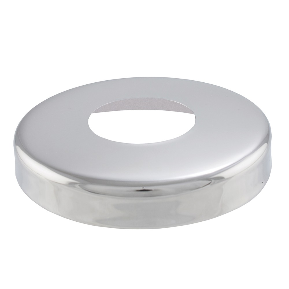 Cover Plate to suit 235C Base For 42.4mm Tube - 316 Mirror Finish