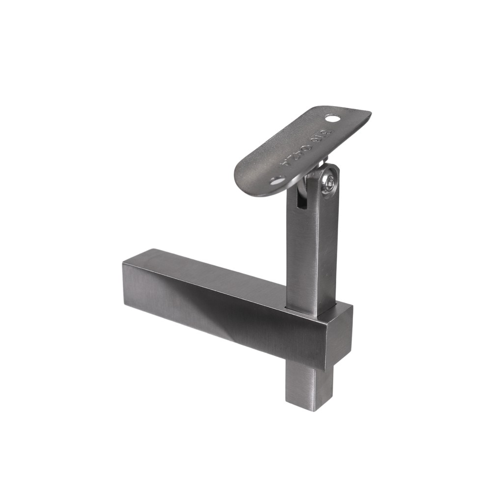 Handrail Bracket Height Adjustable For 40 x 40mm Box - 42.4mm Top 316 S/S