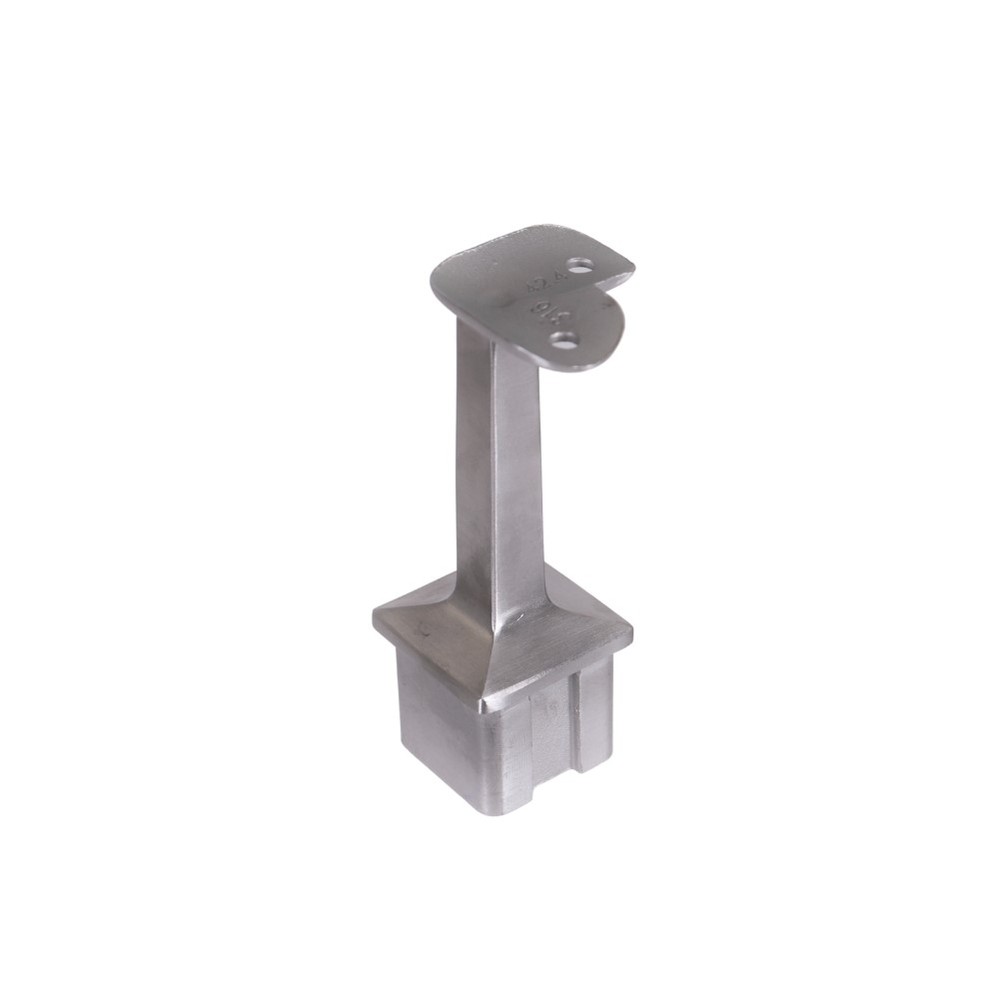 90 Degree Handrail Support - Square 40 x 40mm Box Flat top 316 stainless