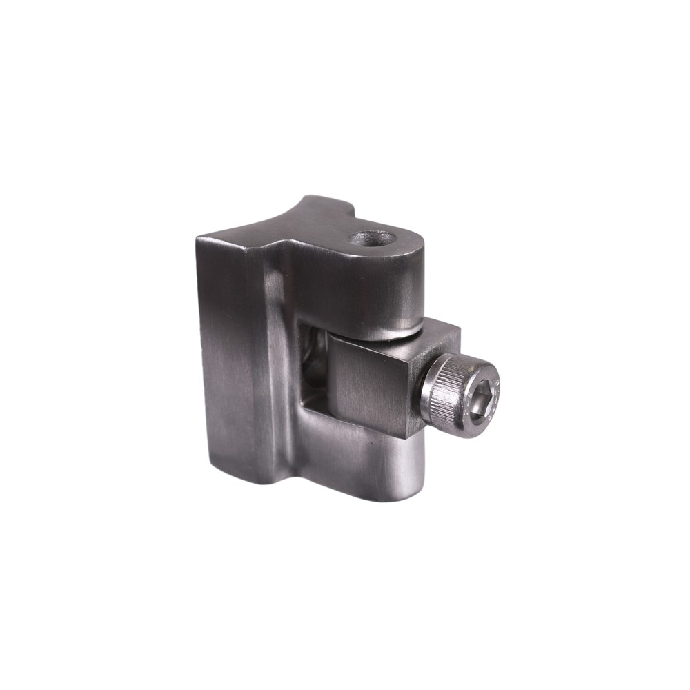 Glass Clamp Angle Adaptors-with bolt 48.3mm Tube Fix - 316 Satin