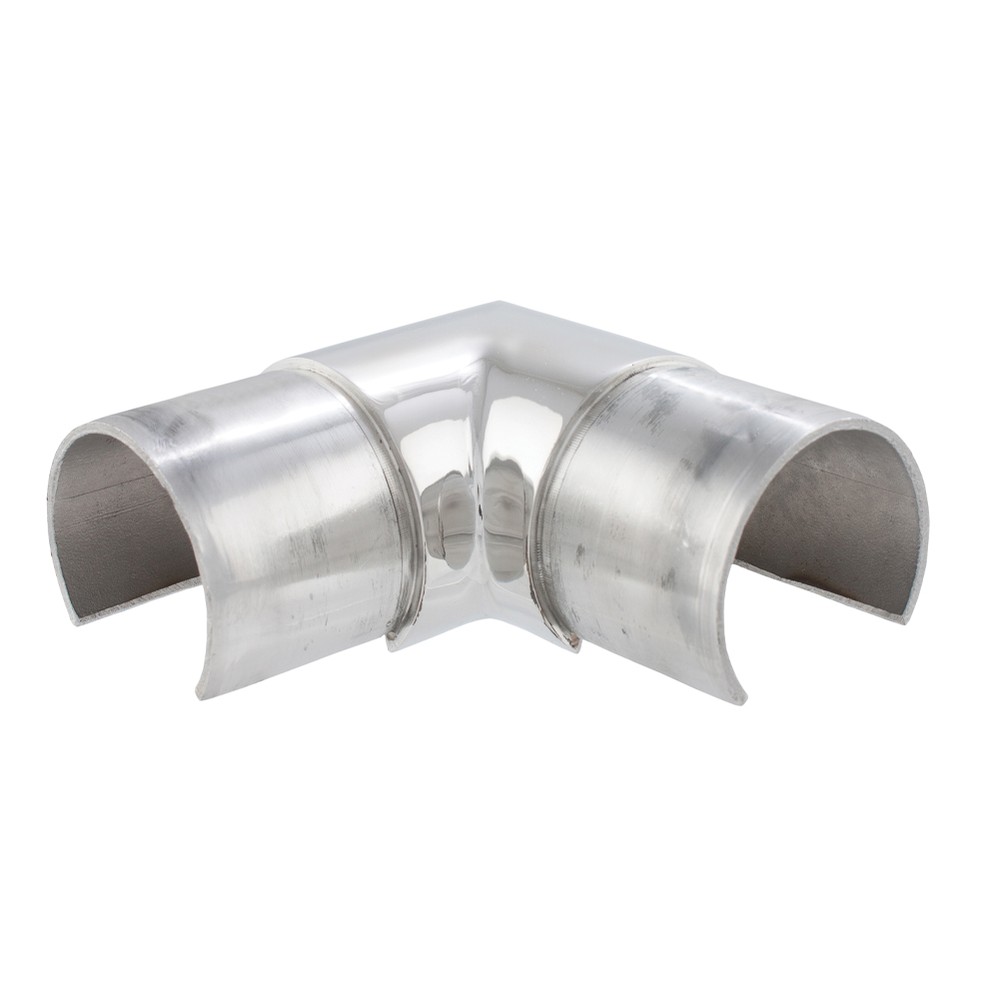 90 Degree Horizontal Corner For Split Tube 48.3 Fix Mirror