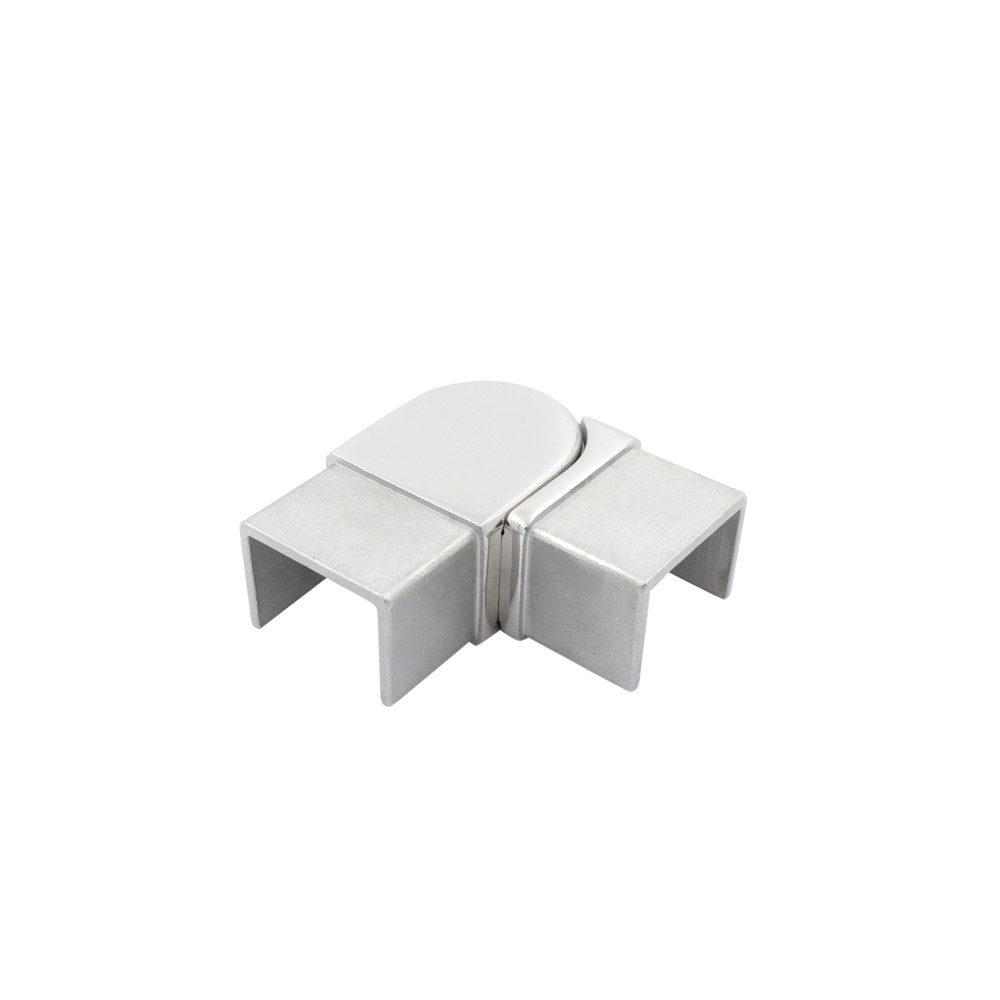 Adjustable Corner - Horizontal S/S 316 Fits 25mmx 21mm split tube