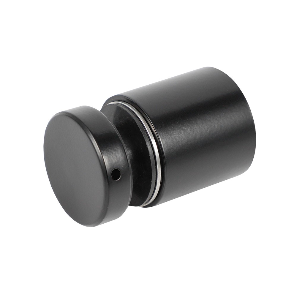 On Wall Adj.Stand Off - 50mm O/D x 40mm For Glass from 10-21.52mm 316 S/S Black