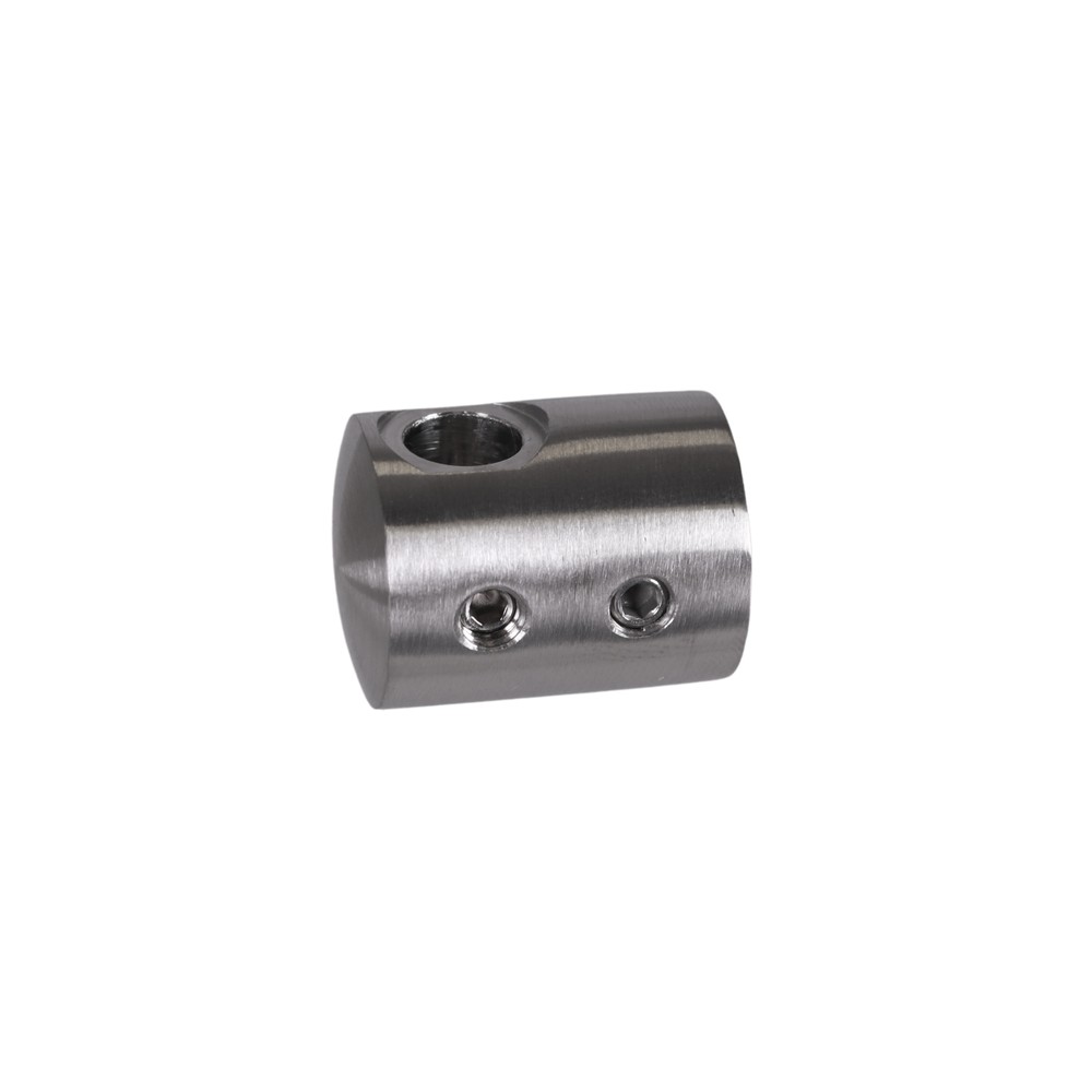 Stainless Through fitting RH holder For 3mm wire 48.3mm Fixing