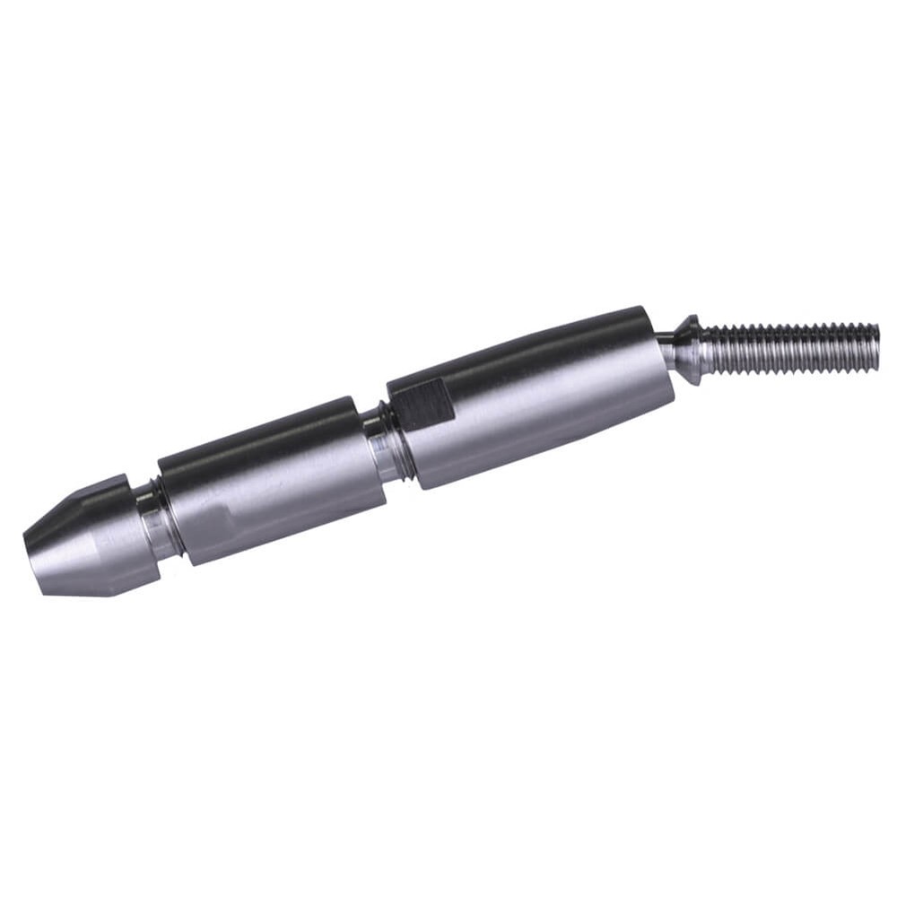 Swageless Cable Tensioner for 6mm wire. Ball socket, M8 thread for metal posts