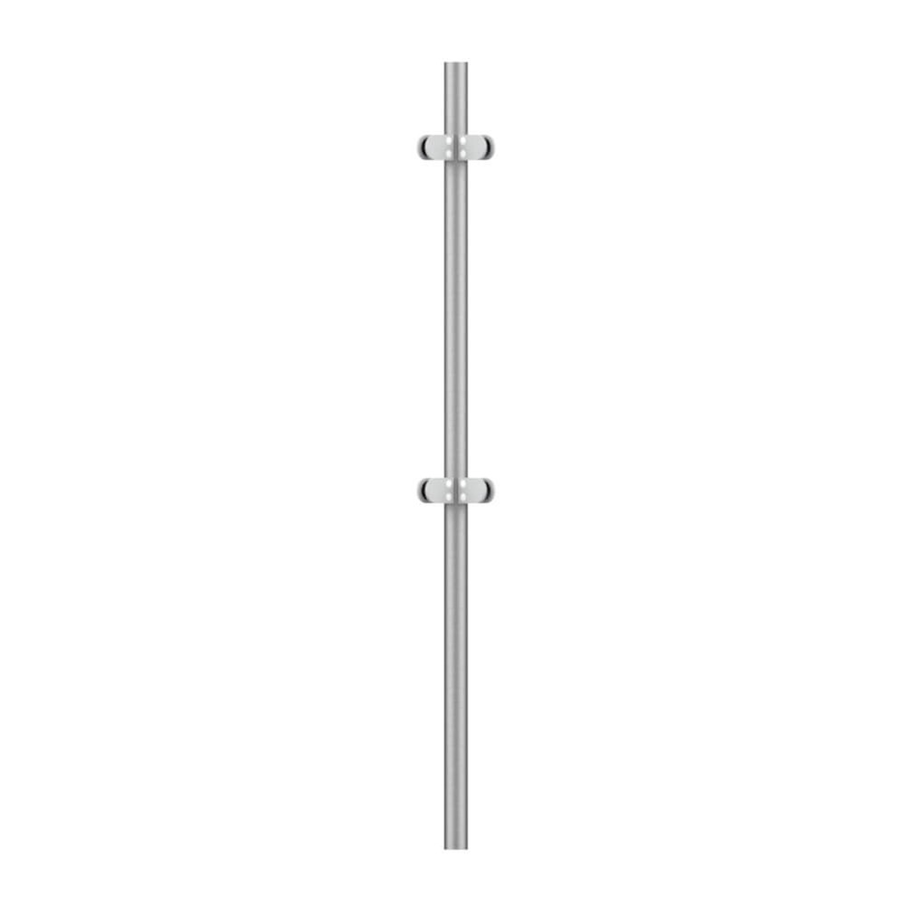 42.4mm Corner Rail for Concrete-In Fix 2 x Clamps, Without Top, 1378mm High