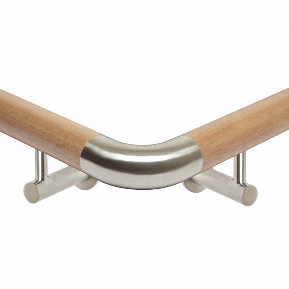 Elbow Round Corner Wood Fitting S/S 304 45mm Diameter
