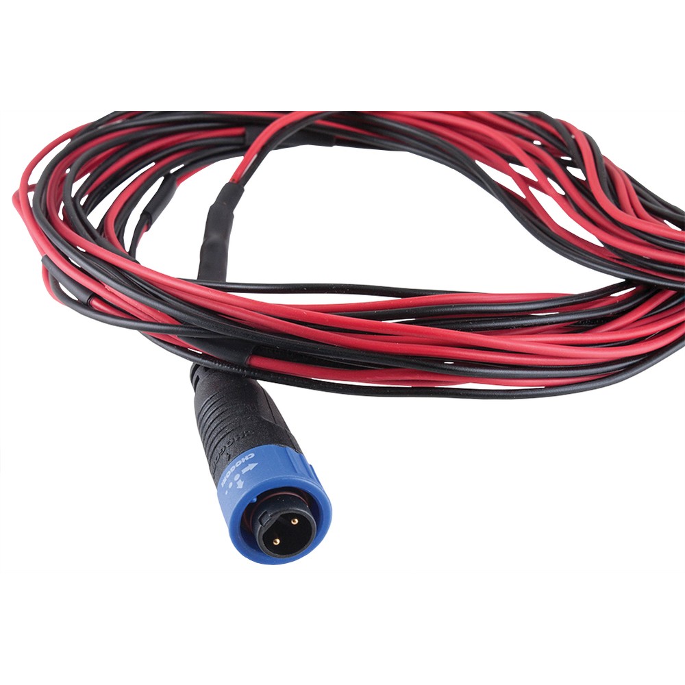 10M 2 Core M Over-moulded IP67 5A Max DC to PODs - No Outer Sheath
