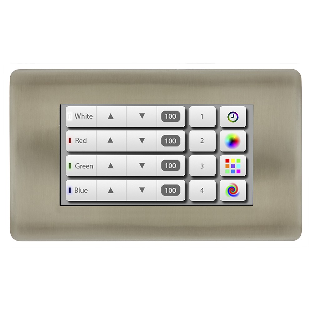 ControlTouch 4.3" controller for handrail lighting colour changing effects