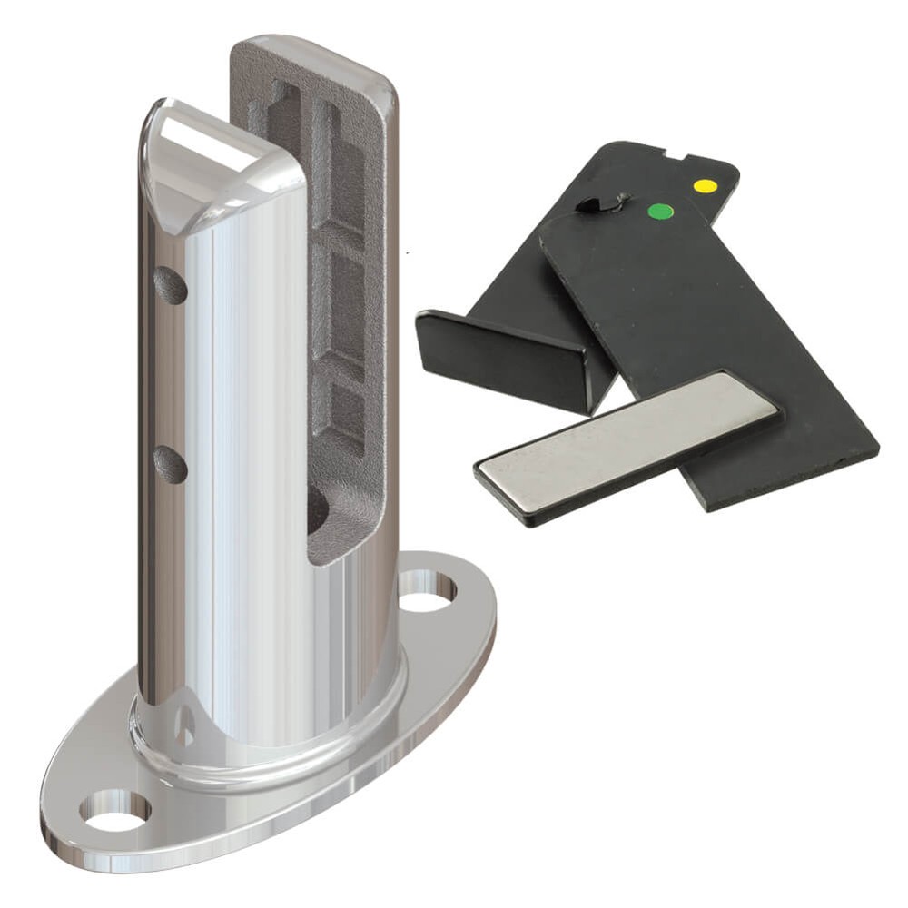 Glass Spigot Base Fix 10 - 21.52mm Glass Oval Model Duplex 2205