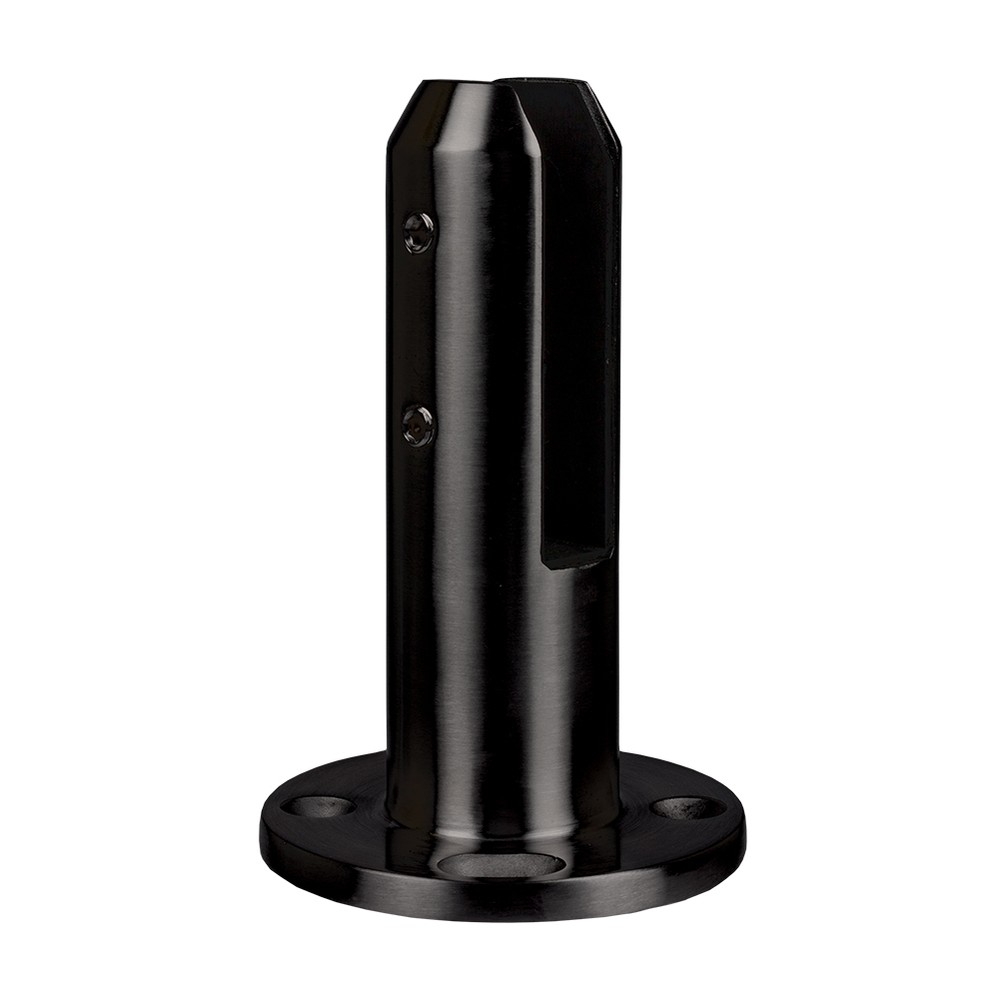 Glass Spigot Base Fix 12 - 15mm Glass Duplex 2205 PPC Matt Black