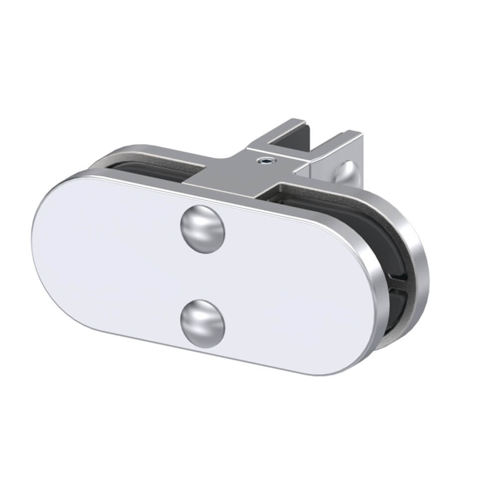 Round Mid Clamp 180 Deg. For 10mm Glass Offset for 10-12mm Bar Post-Duplex 2205