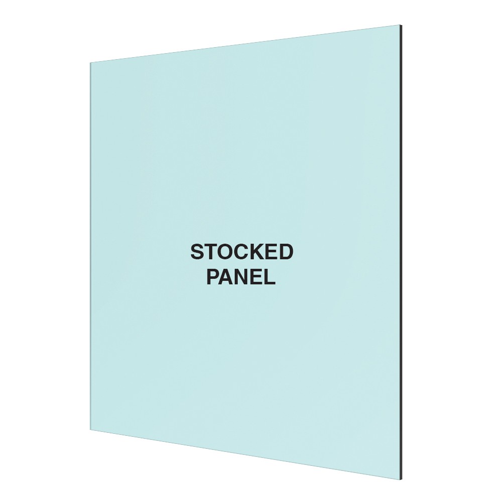 10mm Clear Float Toughened Glass Panel 1000 x 1024mm with dubbed corners