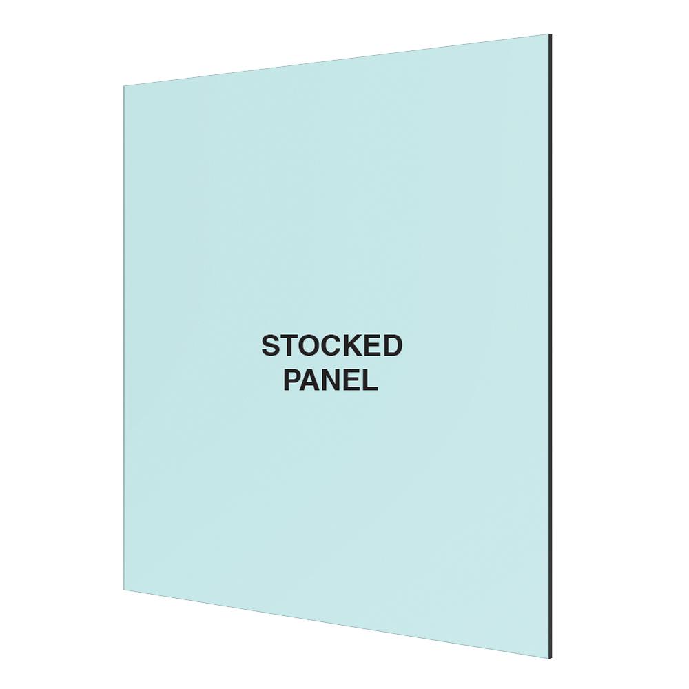 10mm Clear Float Toughened Glass Panel 1000 x 900mm with dubbed corners - F H Brundle
