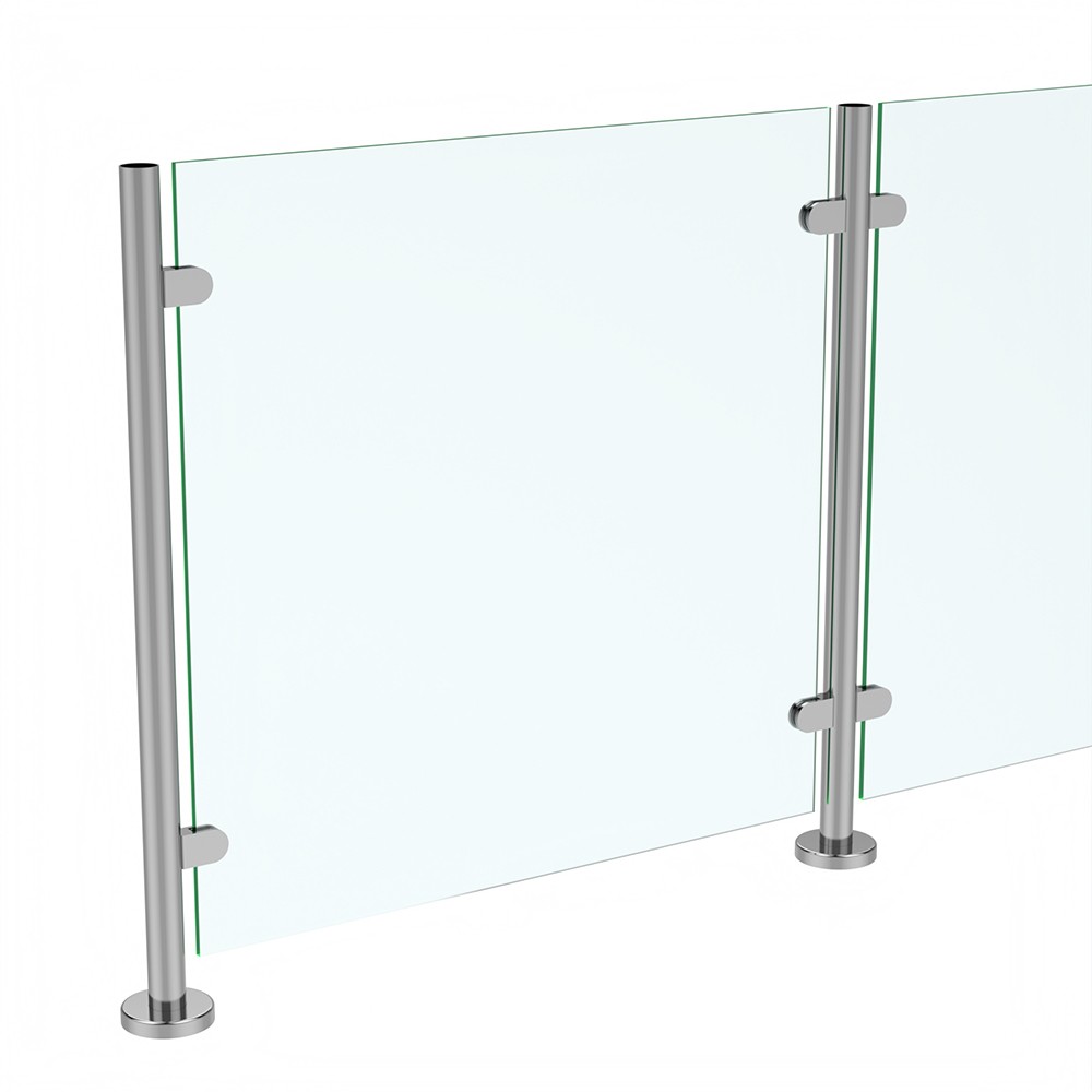Contemplation Bolt down 42.4mm Post - Includes 10mm Glass - 316 Mirror Polish