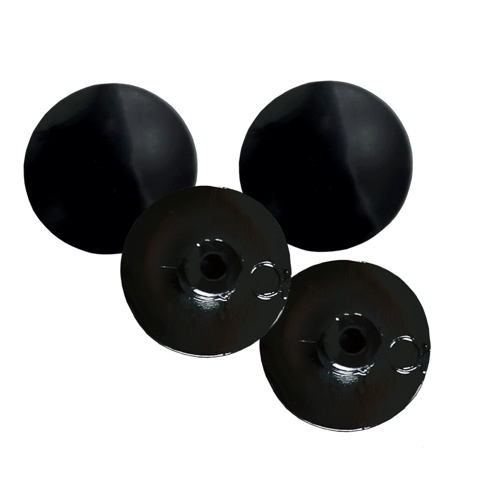 Black Plastic Screw Cover Caps