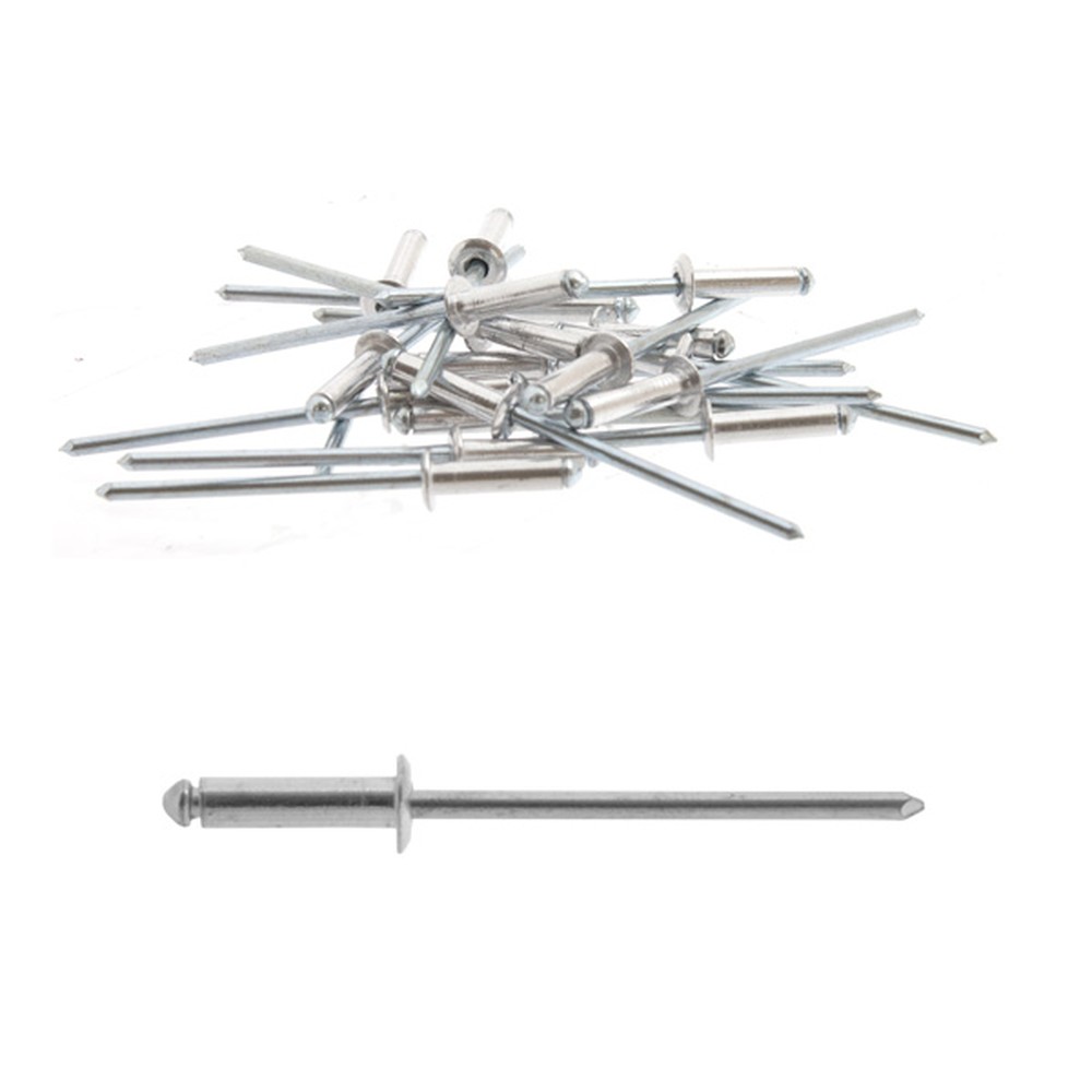 3.2mm Std Dome Aluminium Rivets Price per 100 - 10mm long