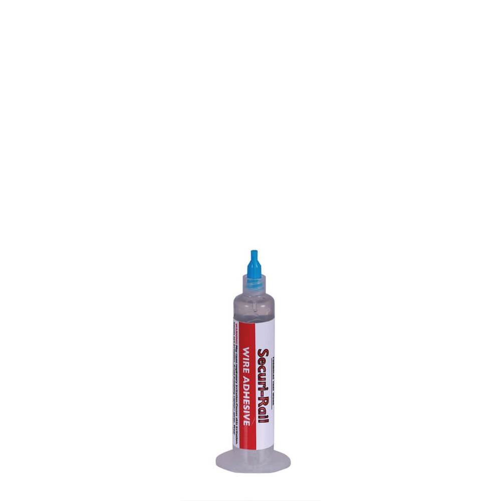 Securi-Rail Adhesive Gel - 10g Syringe C/W Manual Plunger & 22ga Nozzle