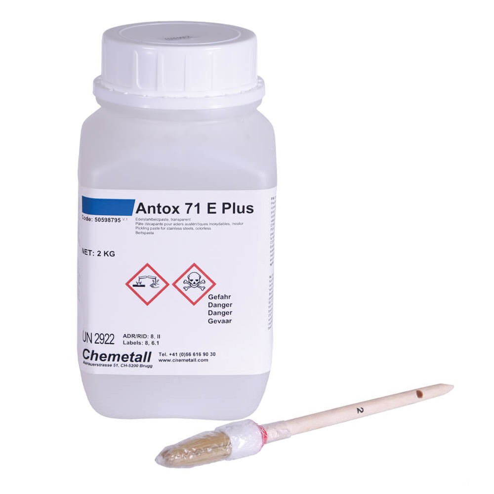 Pickling Gel - 2kg Bottle For Treatment Of Stainless Corrosion