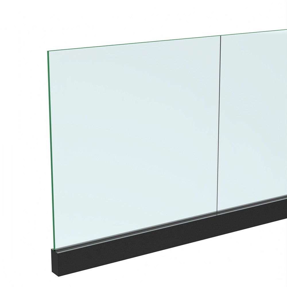 Black Base Duo Channel and Gasket - Includes 17.5mm Glass