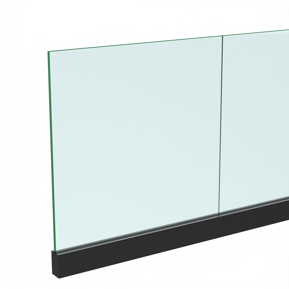 Black Base Duo Channel and Gasket - Includes 21.5mm Glass