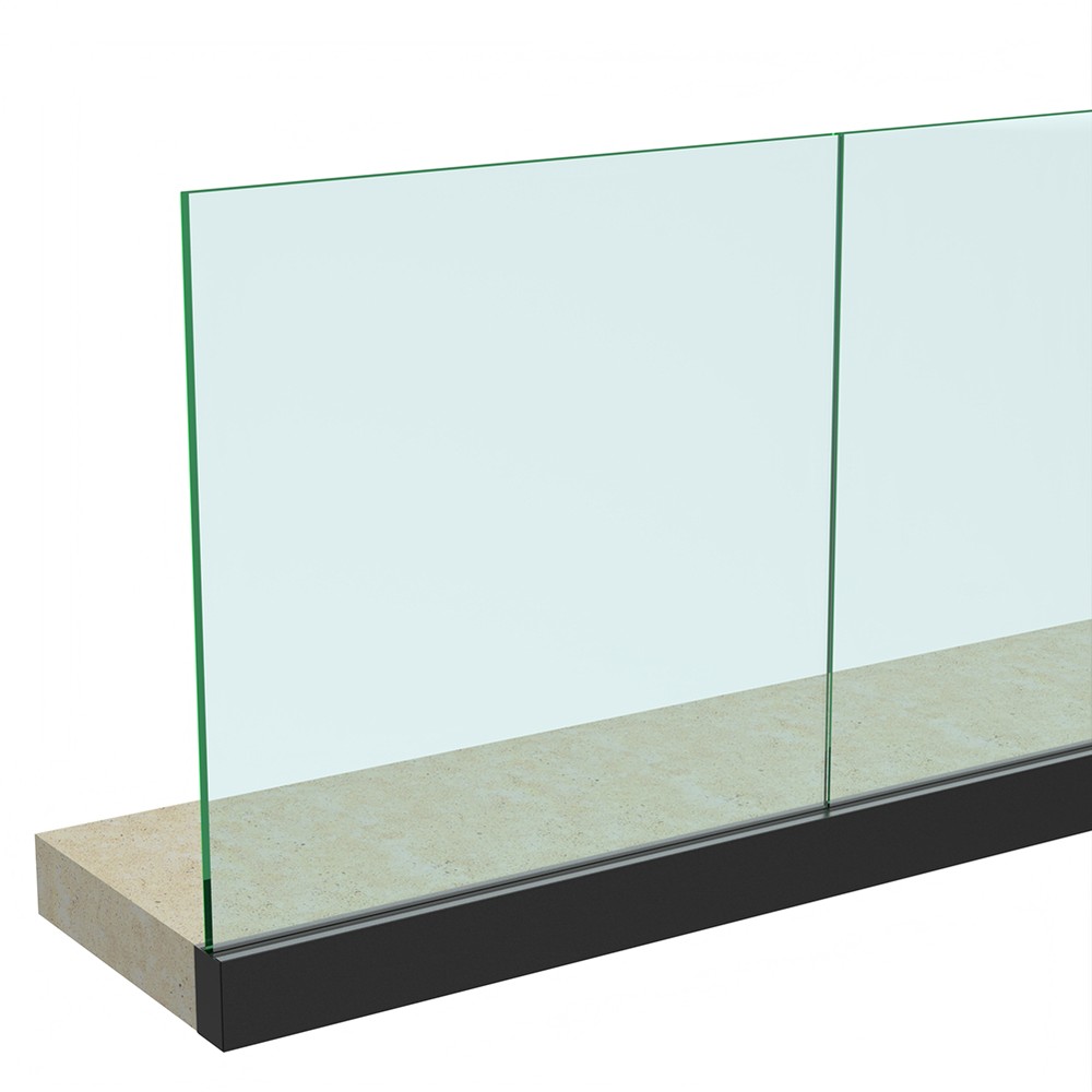 Black Side Duo Channel and Gasket - Includes 21.5mm Glass