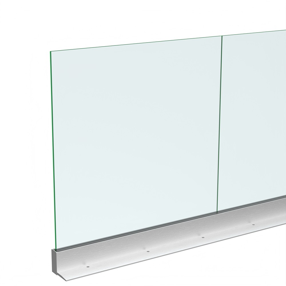 Anodised Base 3010 Channel and Gasket - Includes 12mm Glass