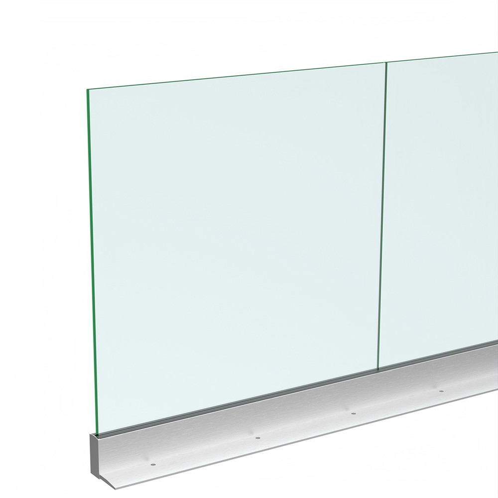 Anodised Base 3010 Channel and Gasket - Includes 15mm Glass