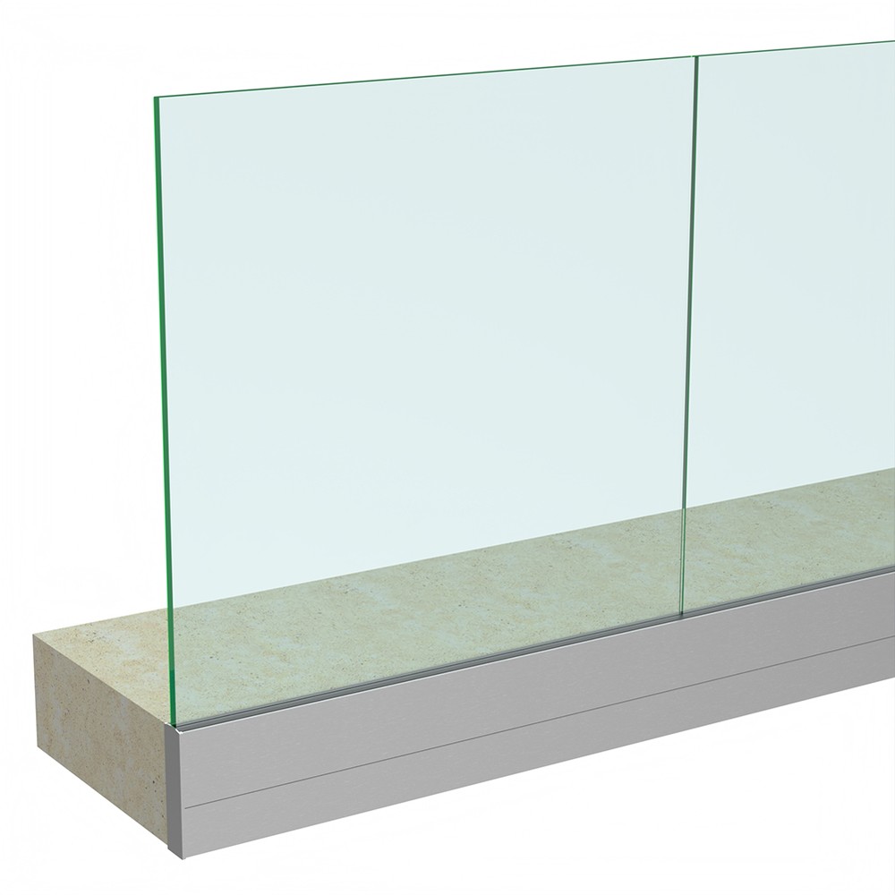 Anodised Side 3011 Channel and Gasket - Includes 17.5mm Glass
