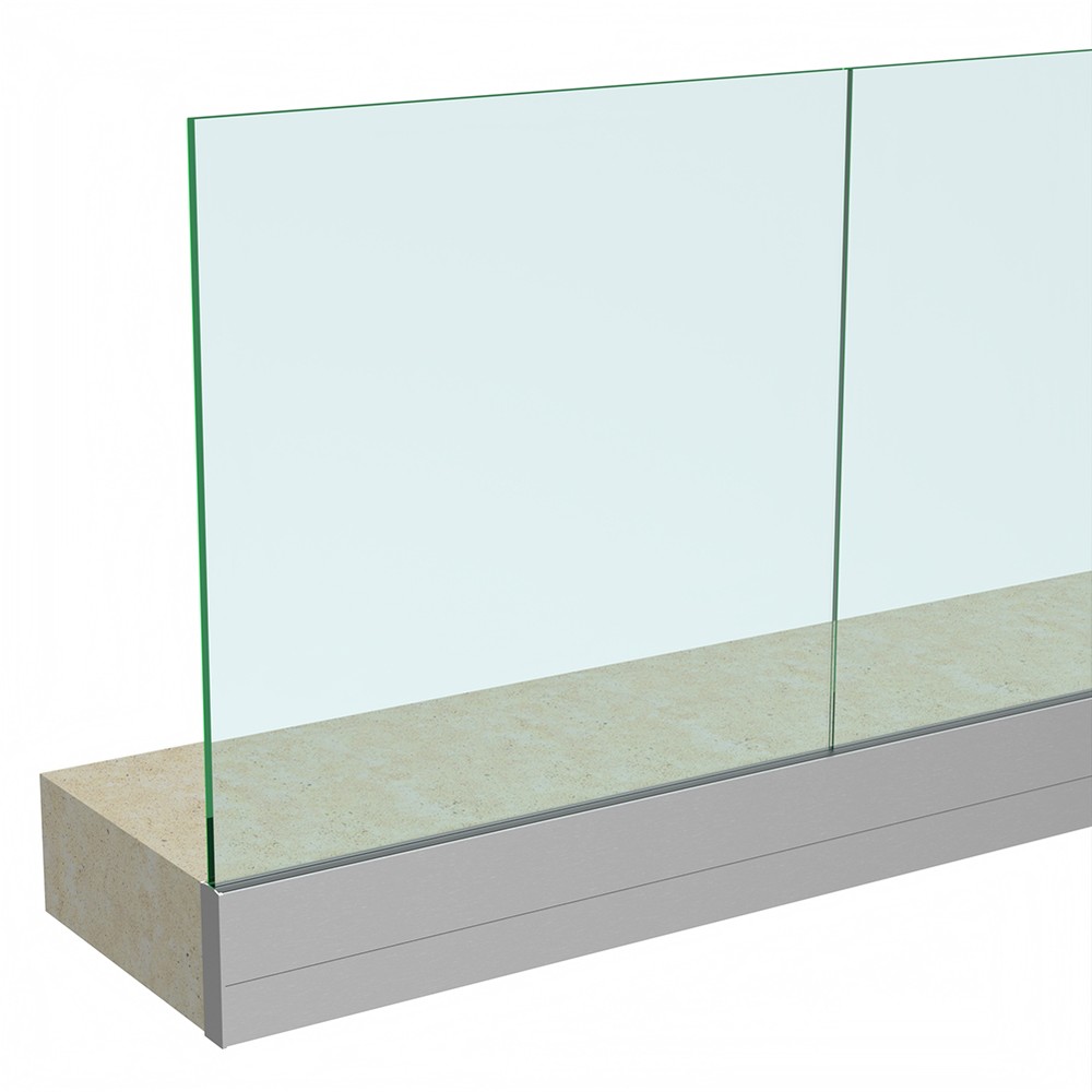 Anodised Side 3011 Channel and Gasket - Includes 19mm Glass