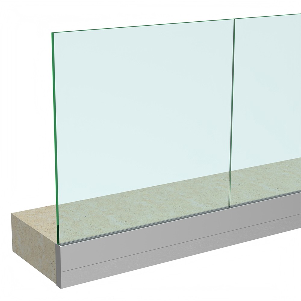 Anodised Side 3011 Channel and Gasket - Includes 21.5mm Glass