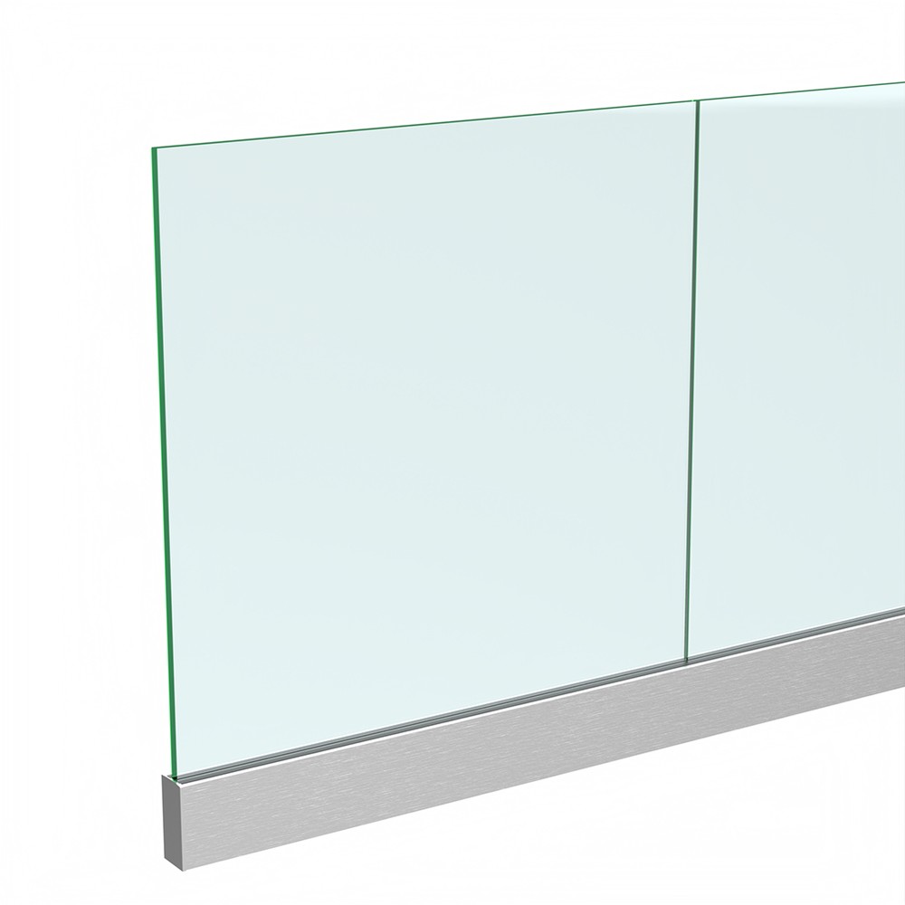 Anodised Base 6020 Channel and Gasket - Includes 17.5mm Glass