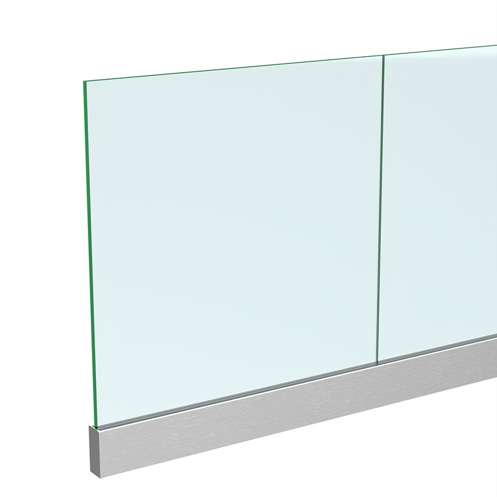 Anodised Base 6020 Channel and Gasket - Includes 19mm Glass